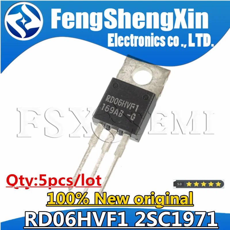 

5pcs New RD06HVF1 can be replaced 2SC1971 C1971 TO-220 high-frequency triode