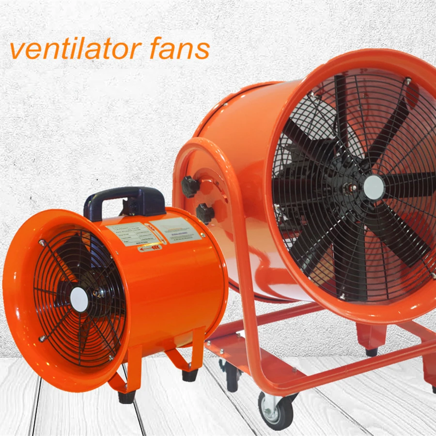 350mm Air Blower Portable Propeller Ventilation Duct Fan Axial Flow Fan AC