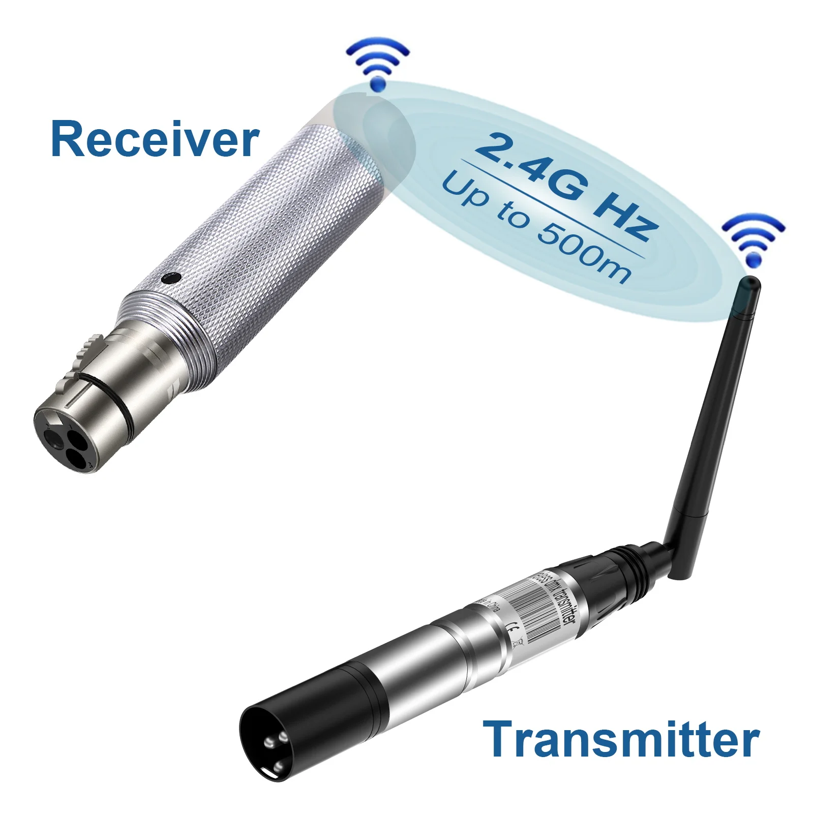 جهاز إرسال لاسلكي DMX512 قابل لإعادة الشحن من Fieryzeal ، جهاز تحكم DMX512 ، جهاز تحكم في إضاءة المسرح ، شريط ، 3