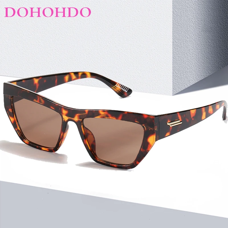 DOHOHDO-Gafas De Sol personalizadas para hombre y mujer, lentes De Sol con forma De ojo De gato, De marca De alta calidad, con protección UV400