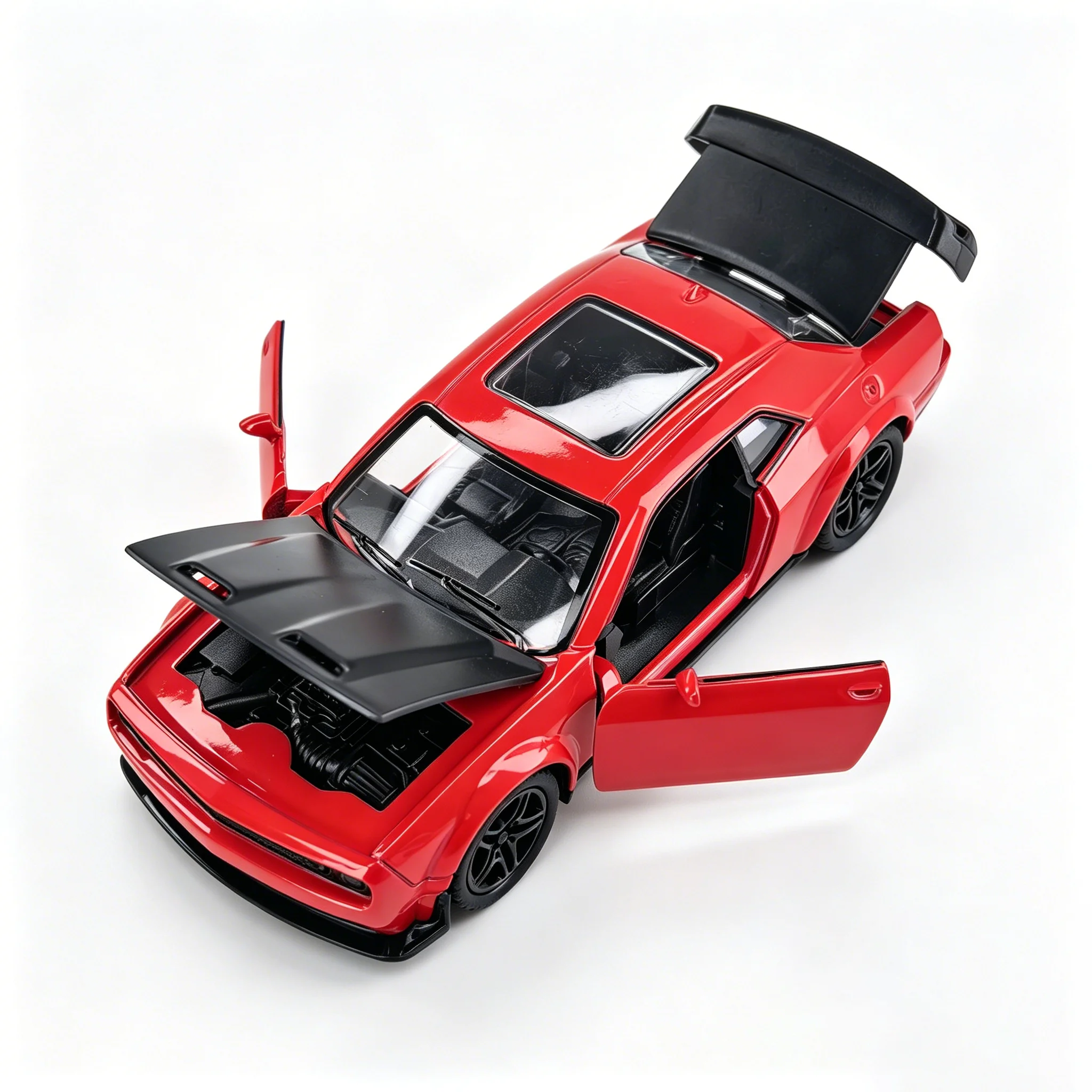 Simulation off-road vehicle model, children’s alloy spring-powered inertia racing car, gift toy.