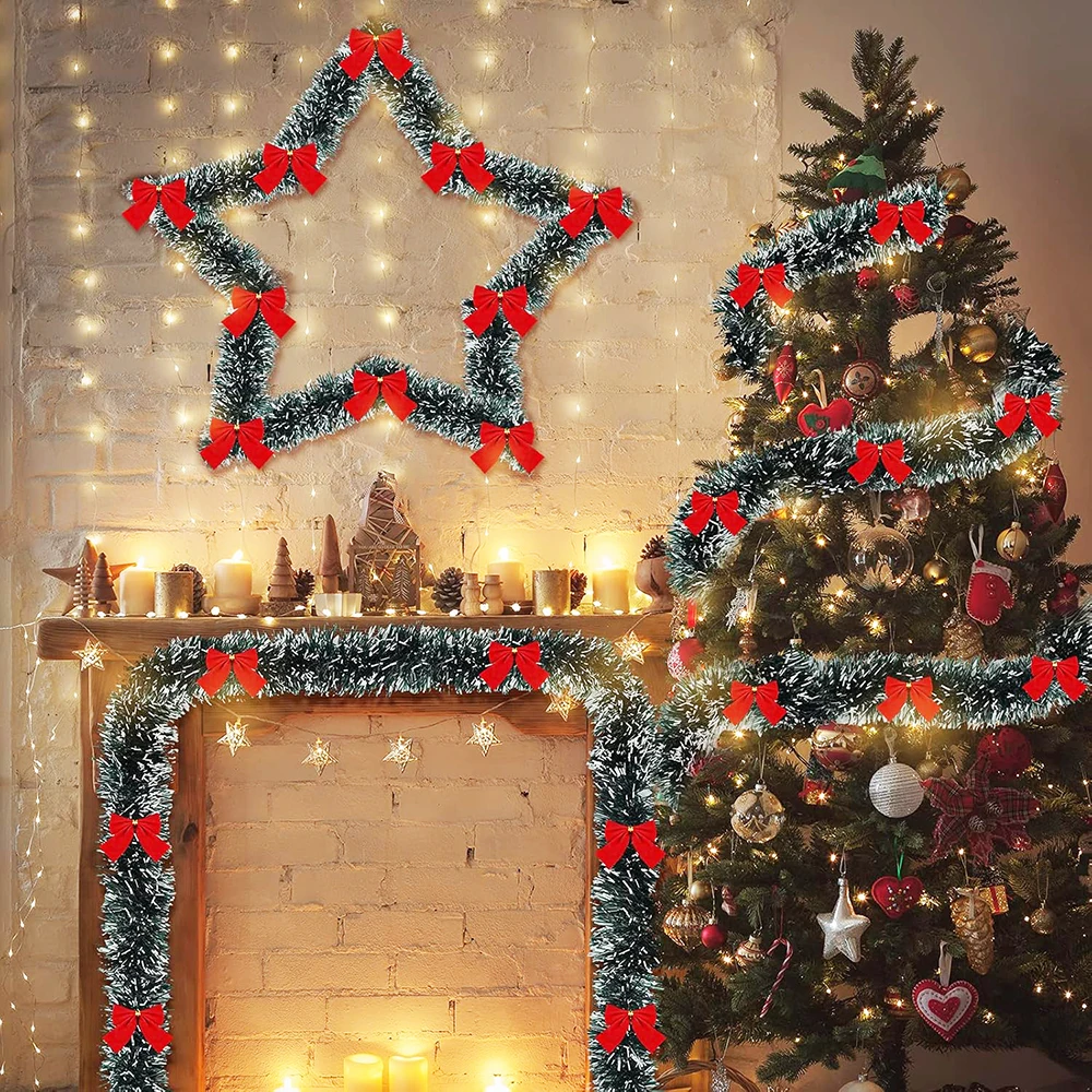Guirnalda navideña colgante ve - Tinsel Garland Decoration reseña y precio