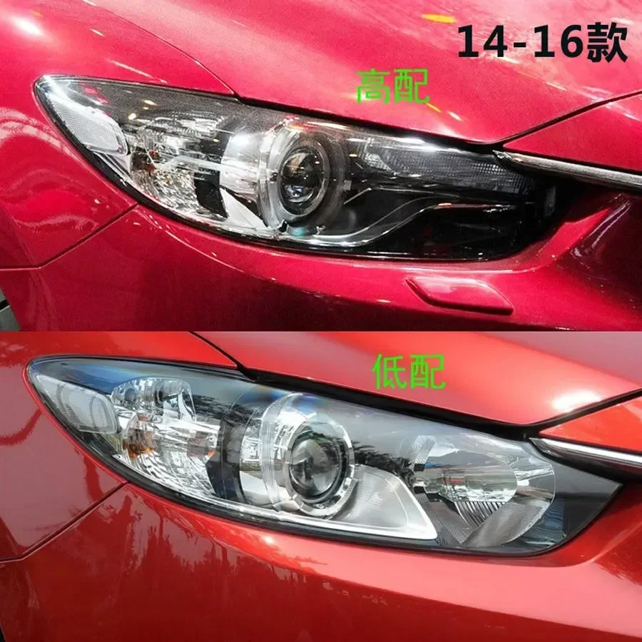 Para mazda 6 atenza 2013 2014 2015 2016 frente farol capa transparente abajur lente do farol escudo plexiglass