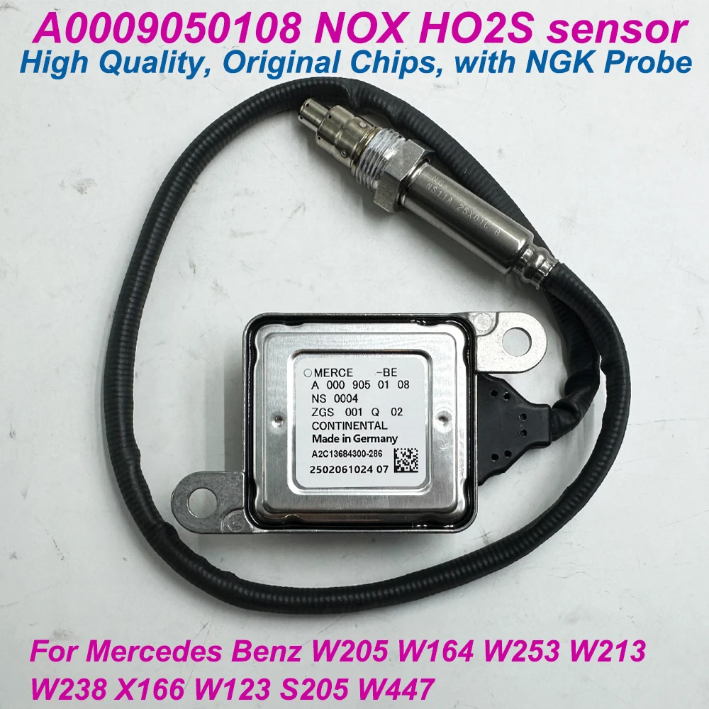 

A0009050108 0009050108 N-GK Probe Nitrogen Oxygen NOx Sensor 12V For Mercedes Benz W205 W164 W253 W213 W238 X166 S205 W447