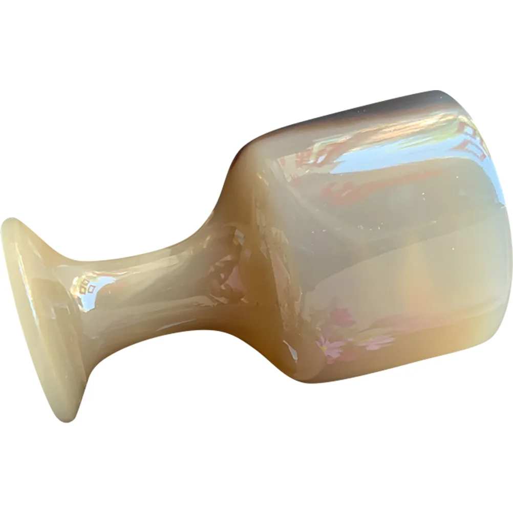 Copa de cuerno de buey decorativa hecha a mano para beber copa de cuerno de vino ligera y práctica decoración del hogar regalo copa para beber buey