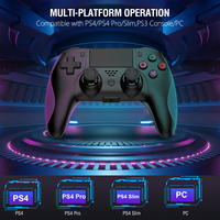 PS4 wireless Bluetooth game controller P4 wireless controller with six axis dual motor vibration function TP4-0421