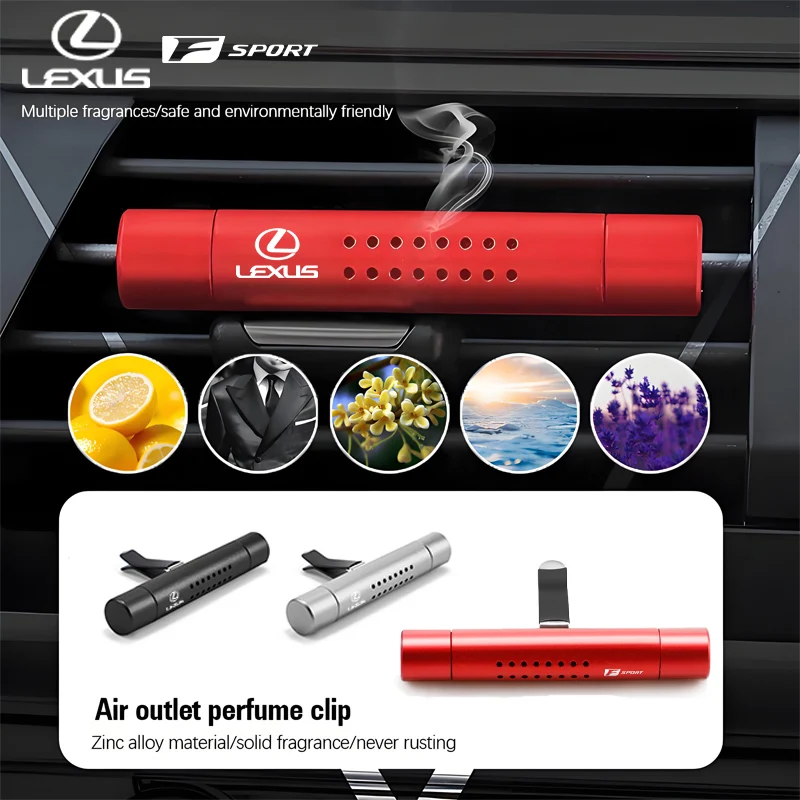 سيارة تنفيس العطر الناشر العطور منقي هواء لكزس F SPORT LBX NX RX 350h 450h المكونات في الهجين ES UX 300e GS GX IS LS LX #1