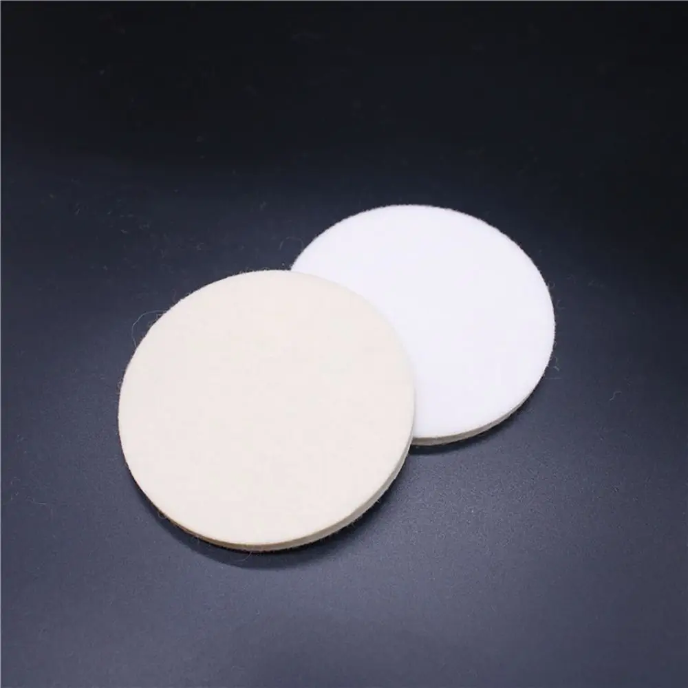 1/10Pcs 75mm 100mm 125mm 150mm 180mm Polishing Pads 2/3/4/5/6/7inch For Glass Stainless Steel Wool Felt Discs Soft