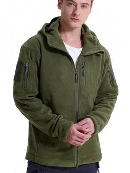 Men's Hunting Fleece Jacket Hiking Hunting Outdoor Fleece Tactical Jacket Winter Warm Full Zip Military Hoodies Multi-Pockets 3 Men's Hunting Fleece Jacket Hiking Hunting Outdoor Fleece Tactical Jacket Winter Warm Full Zip Military Hoodies Multi-Pockets 3