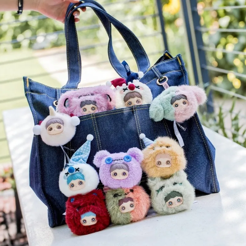 Boneka Plush Maymei Crazy Circus Blind Box Asli, Boneka Kawaii, Gantungan Tas Ransel, Mainan Koleksi untuk Anak Perempuan, Hadiah Anak, Gantungan Kunci Maymei