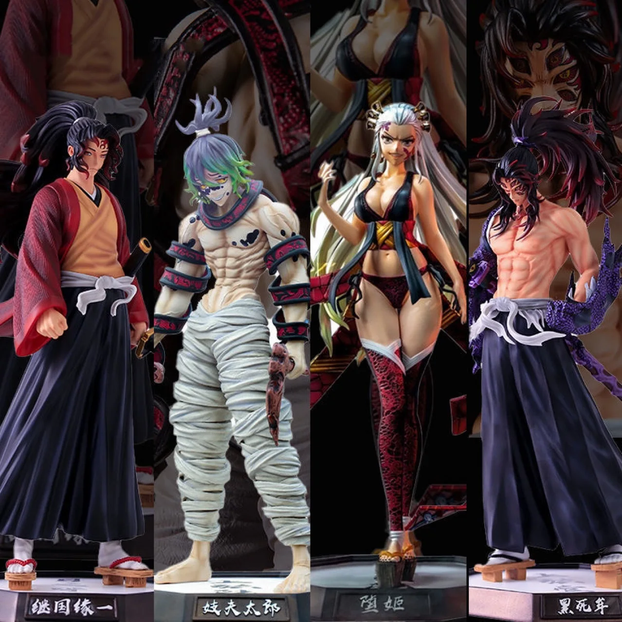 Anime-Dämon Sayaer Figur Kamado Tanjiro Nezuko Ac Chion Figur PVC Modell und ys Zenitsu Figur Inosuke Dämonentöter Figur Geschenk