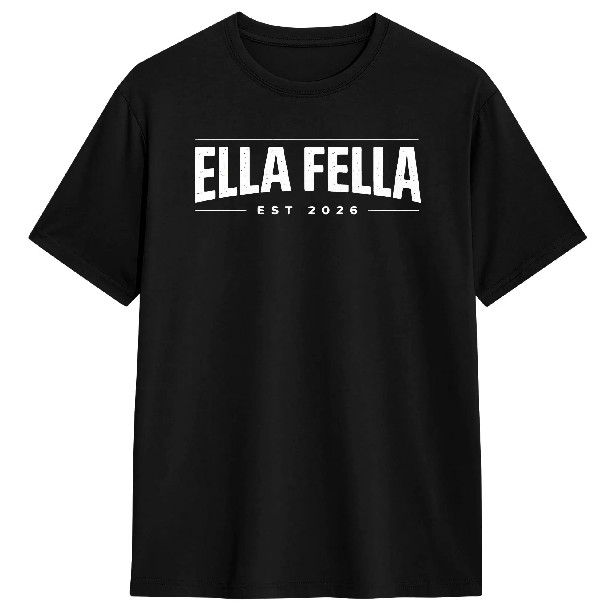 Streetwear T Shirt Beach Ella Fellas Club Popular T-Shirts  Cotton Tshirt for Couple Y2K Basic Short Sleeve Top Tees