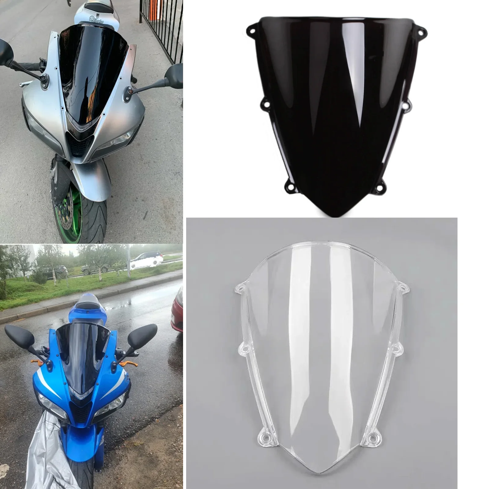 

Motorcycle Windshield Windscreen For Honda CBR600RR F5 2007 2008 2009 2010 2011 2012