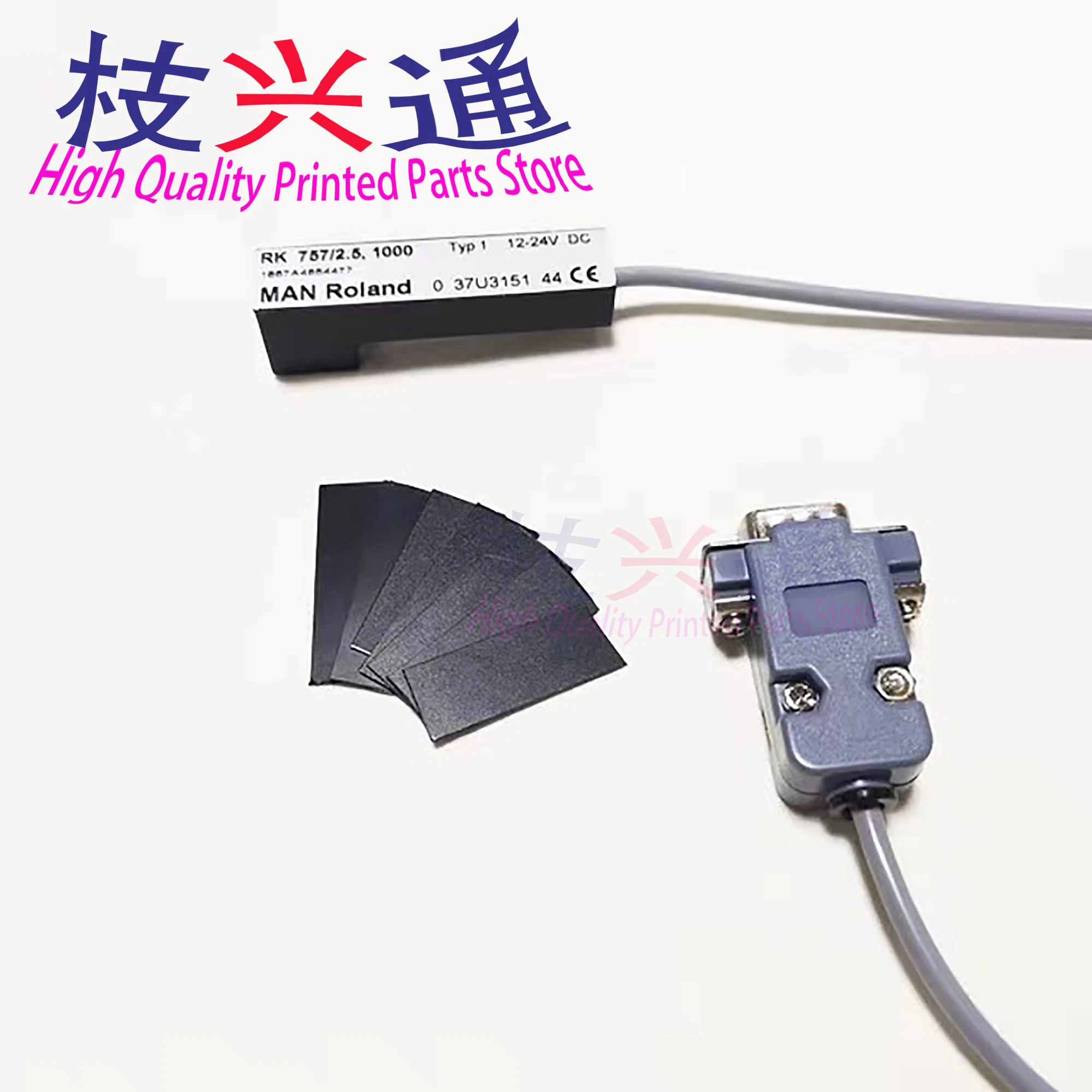 2 piezas ManRoland 700 Sensor de calibre frontal RK757/2.5 0.37U3151.44 Sensor RL700 para repuestos de máquina de impresión Roland