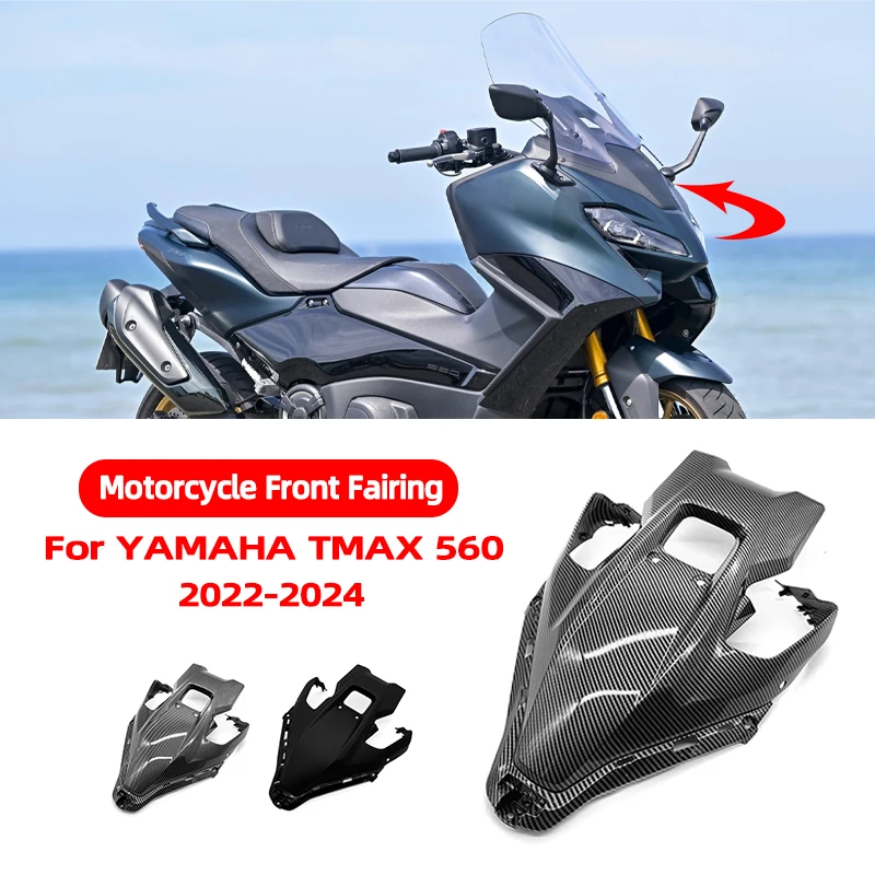 Fit For YAMAHA TMAX-560 TMAX 560 2022 2023 2024 Motorcycle Accessory Front Fairing Gas Moving Wingtip ABS Front Protective Cover