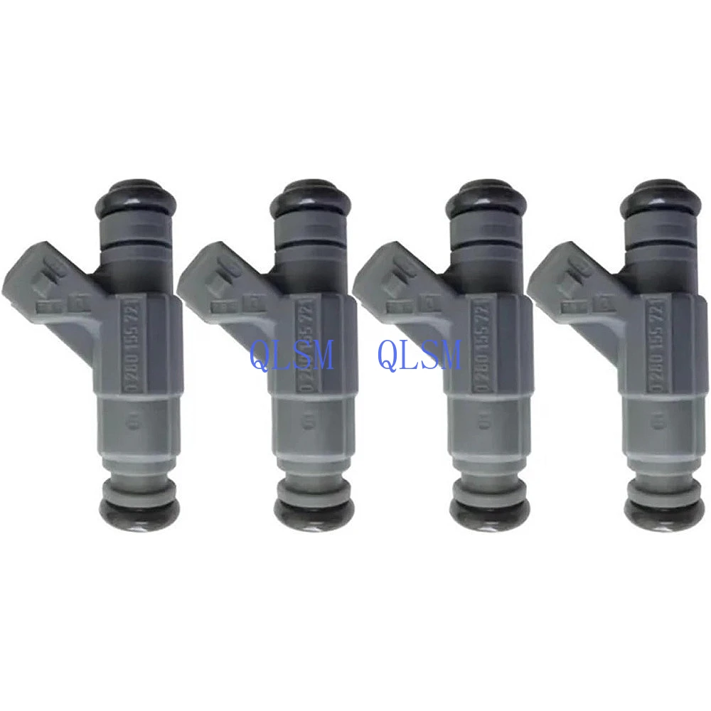 

4pcs fuel injector nozzles 0280155721 53041073AB, 812-121224 For 1996-1997 Dodge Ram 2500 3500, 8.0L V10 engine