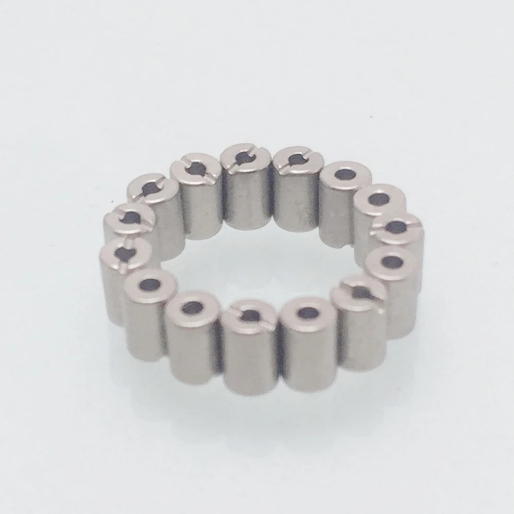 

30PCS Magnetic Ring Diametrically Magnetized Neodymium N45SH Permanent Magnet OD2.3xID0.9x4.05mm NdFeB Rare Earth DIY Craft Part