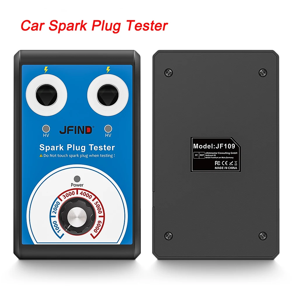 

Car Spark Plug Tester Adjustable Double Hole Detector Ignition Plug Analyzer For Gasoline Car Diagnostic Tool