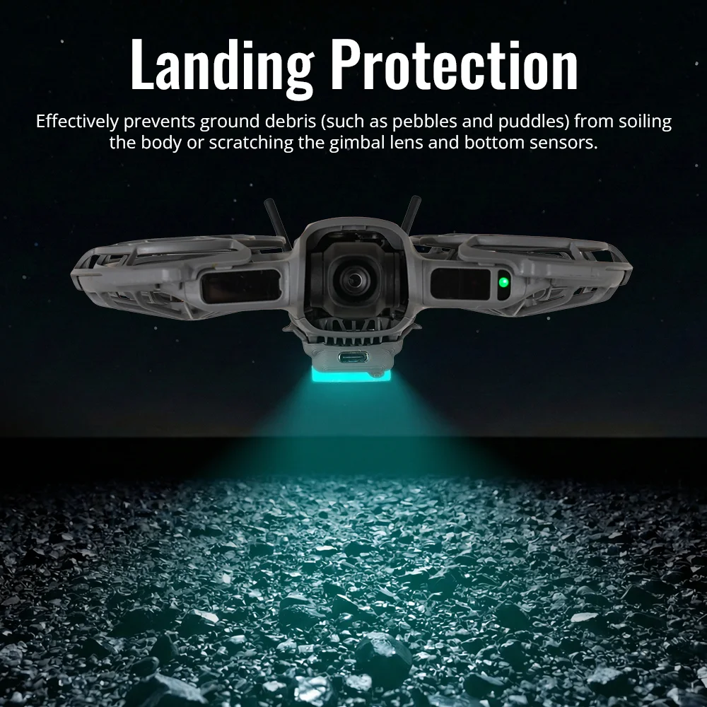 Podwozie RCSTQ z diodami LED do drona DJI NEO 2, przedłużające wysokość, stelaż, akcesoria do oświetlenia nocnego lotu. — zdjęcie produktu 2
