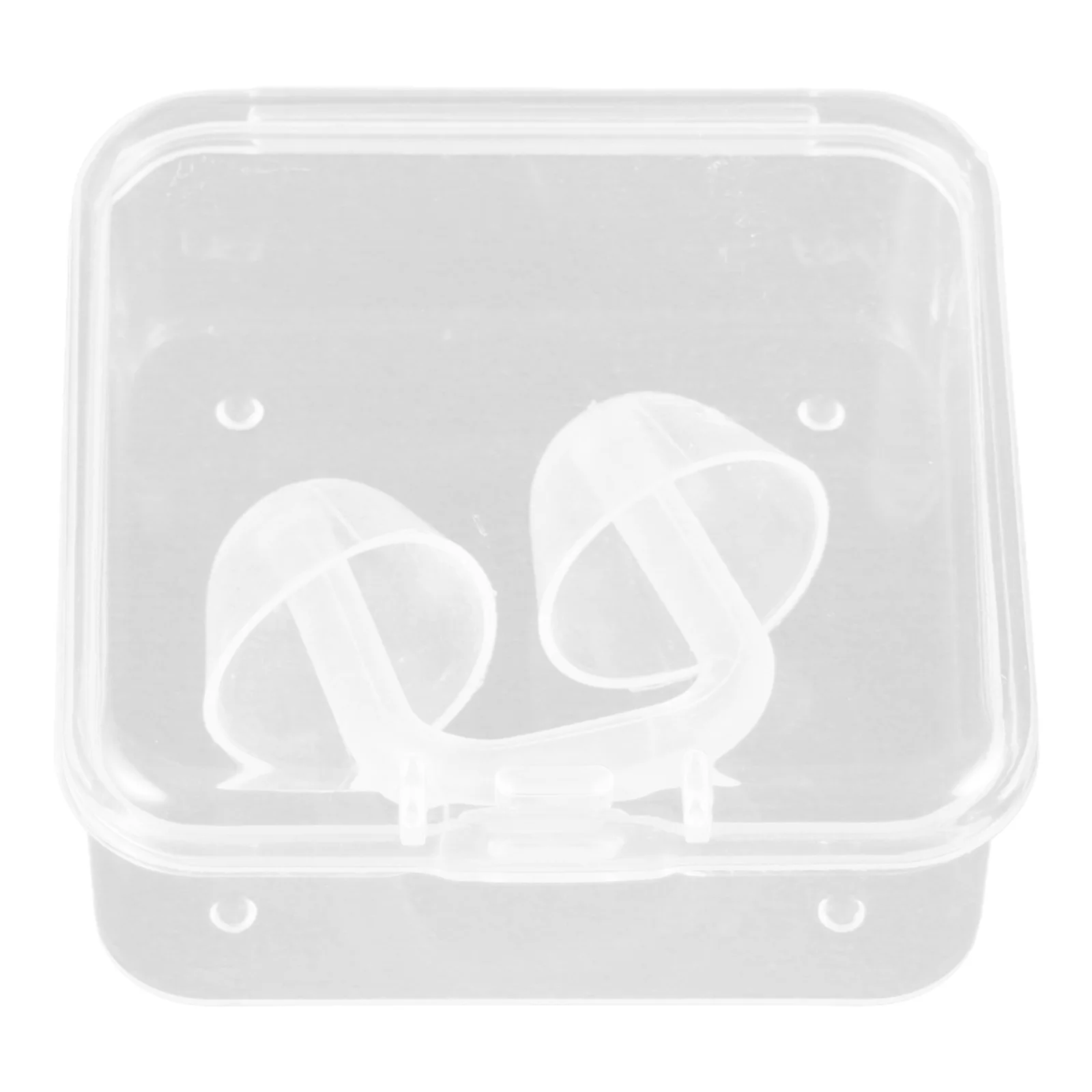 مشبك أنف للسباحة من أجل سدادات أنف السباحة الشفافة البلاستيكية خفيفة الوزن ومتينة لمعدات السلامة الرياضية في حمام السباحة #2