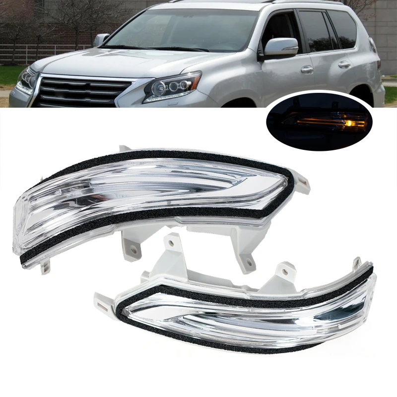 LED Side Mirror Rearview Light For Lexus GX460 LX570 2013-2020 Wing Door Side Mirror Repeater Lamp 8174060100 8173060130