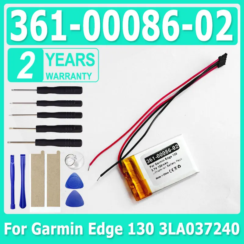 

XDOU Совершенно новый 361-00086-02 аккумулятор для GPS-навигатора 3,7 В/150 мАч для Garmin Edge 130 3LA 037240 + Бесплатные инструменты