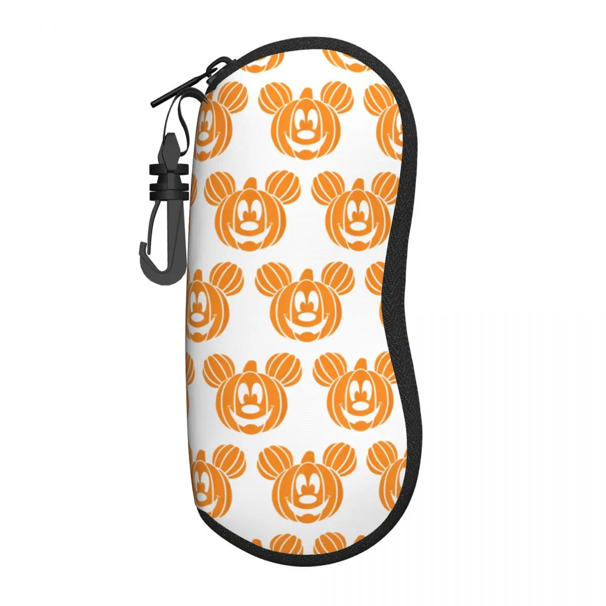 

Mickey Mouse Halloween Pumpkin Head Glasses Case Unisex Printing Sunglasses Storage Box Ultra Eyewear Container