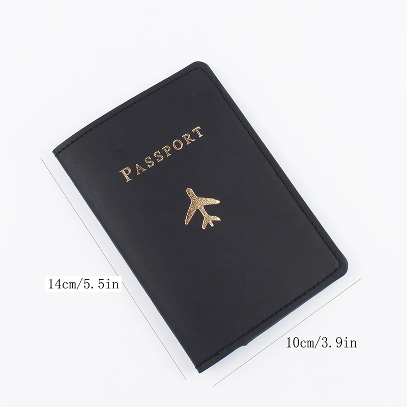 Air Plan accessori da viaggio porta passaporto ID Cover donna uomo Portable Bank Card Passport Business PU portafoglio custodia coppia