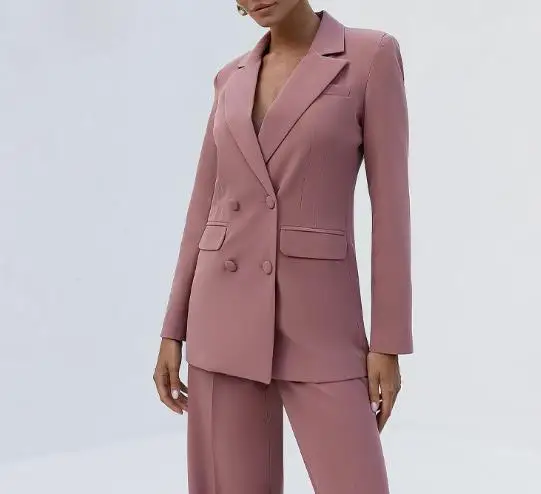 

Autumn 2025 Solid Color Long Sleeve Button Top with Pocket Straight Pants Set for Women Fashionable Casual Outfit