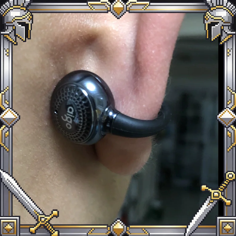 AIGO CA05 Open-Ear Clip-On Wireless Bluetooth Earbuds with ENC Noise Reduction for Sports For Gifts