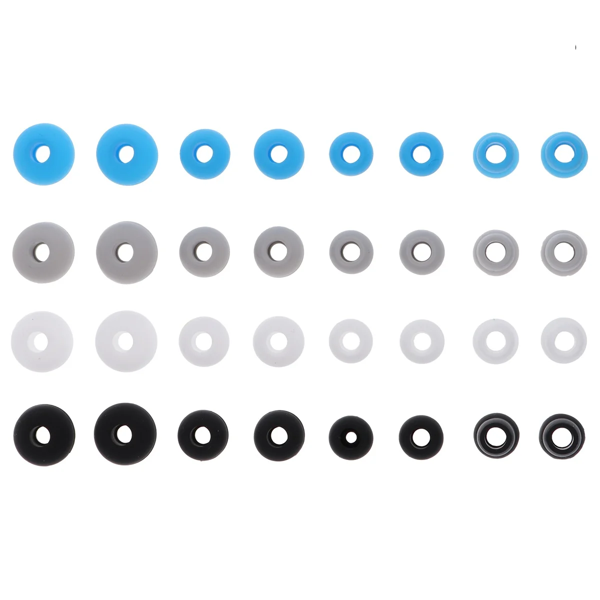 

32pcs Earphone Caps Silicone Eartips Comfortable Fit 3 Gifts Hunting Accessories Replacement Earplugs Clean Design