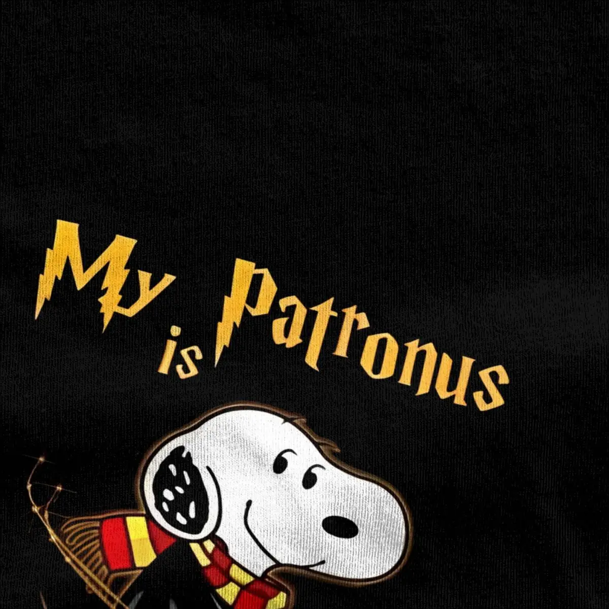 Miniso Snoopy HARRY POTTER Cartoon T-Shirt Men Vintage 100 Cotton T Shirts Summer Round Neck Trendy Cool Tee Shirt