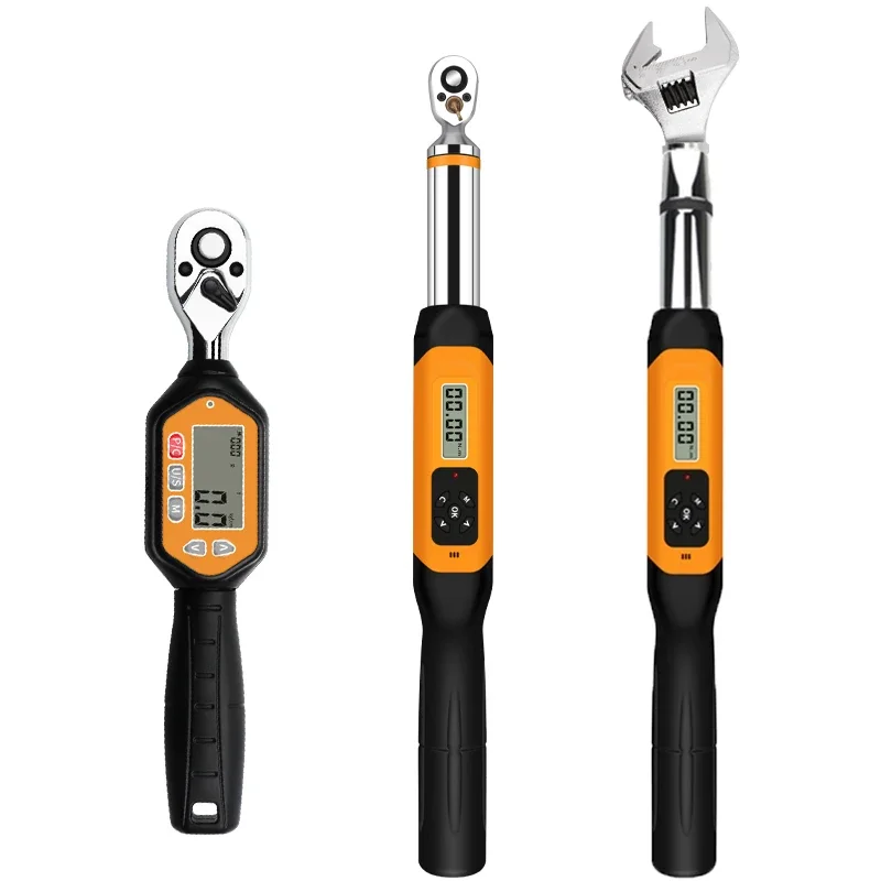 

Electronic digital torque wrench auto repair ratchet opening movable head fastener sleeve torque wrench