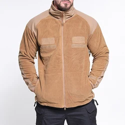 New Men Fleece Jacket Pockets Thicken Polar Jackets Cold-Proof Overcoat Plus Size Women Coat Winter Windbreaker Jackets For Men