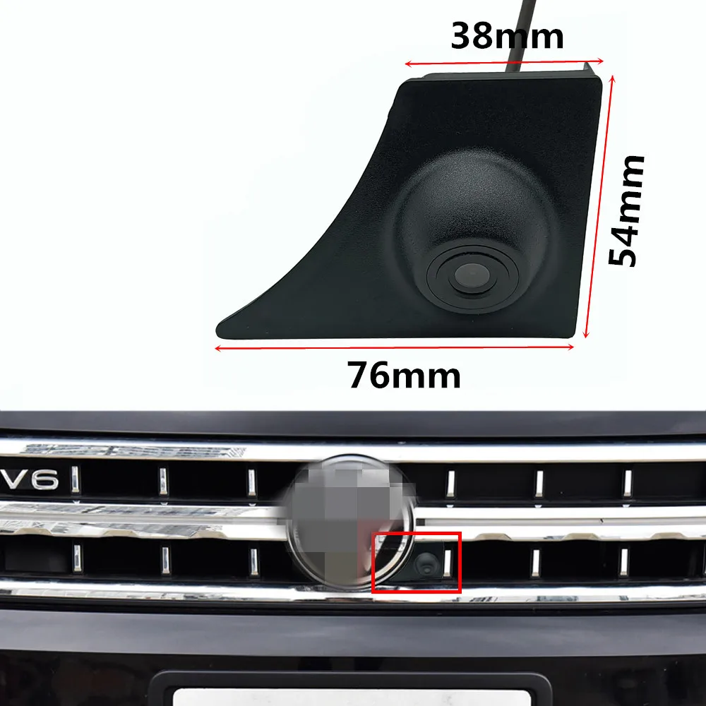 

YIFOUM HD CCD Car Front View Parking Night Vision Positive Waterproof Logo Camera For Volkswagen VW Teramont 2021