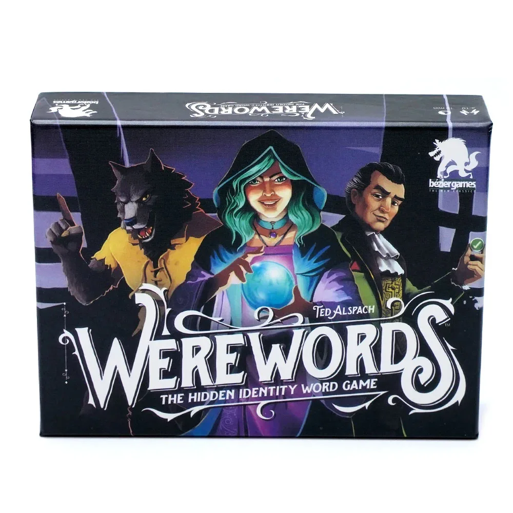 لعبة لوحة Werewords ممتعة للعائلات، خصم اجتماعي رائع للعائلات، لعبة حفلات للعبة الكلمات