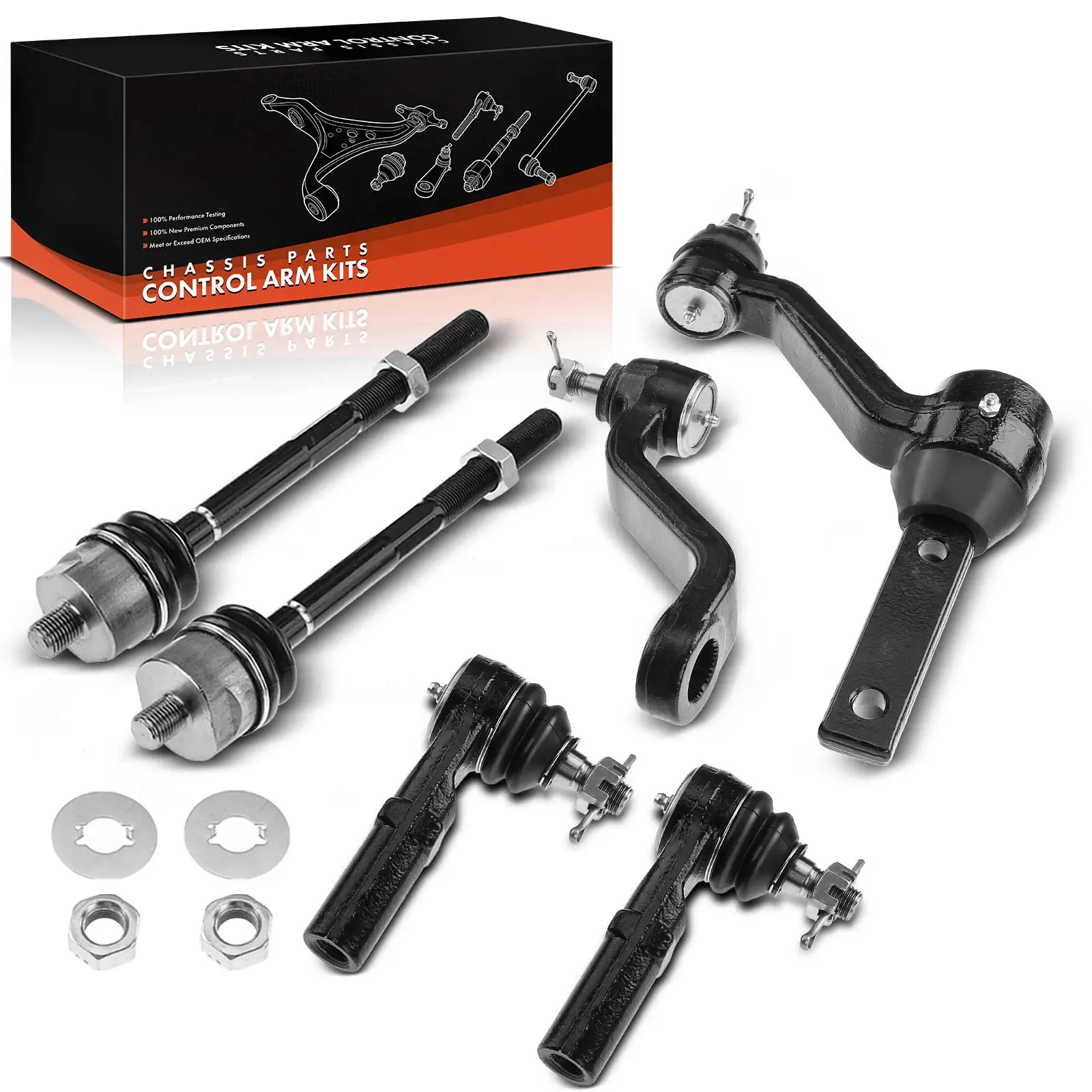 Frankberg 6-teilig Querlenker Satz Vorderachse innen für Dodge Durango DN 1997-2000 52106084 52038889 4883139 52038835 52038803