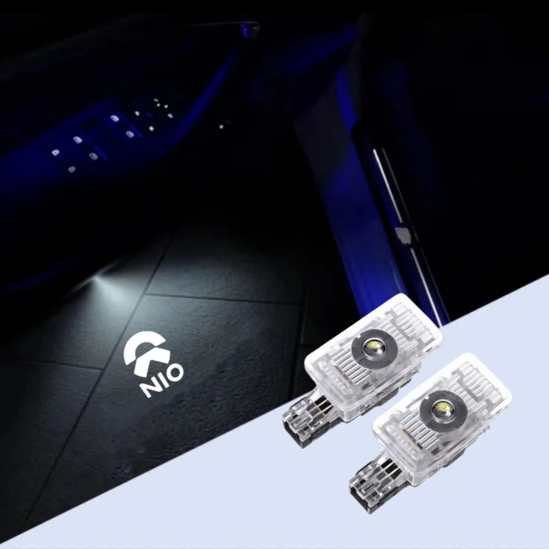 

2X No Fading Car Door Welcome Lights Ghost Shadow Lamp Welcome Warning Light For NIO ES8 ES6 EC6 ET7 Car Decoration Accessories