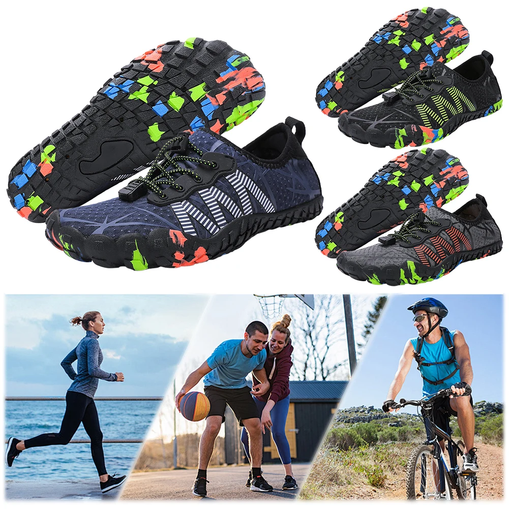 Water Shoes Non-slip Lightweight Aqua Shoes Breathable Barefoot Beach Shoes Quick Drying Soft Diving Sneakers for Men Women