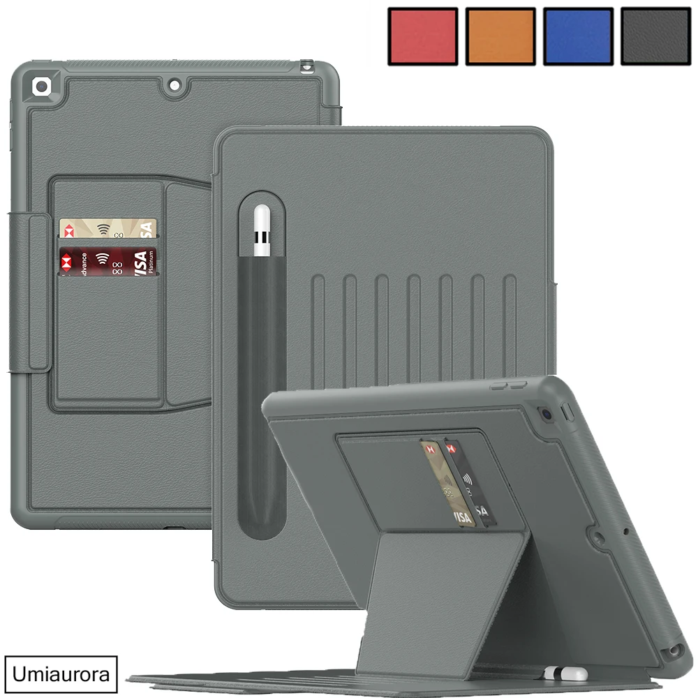 For iPad Mini 5 9.7 7th 8th 9th 10.2 10th 10.9 11th Gen 11 inch A16 Flip Smart Tablet Case Stand Shockproof Wallet Cover Funda
