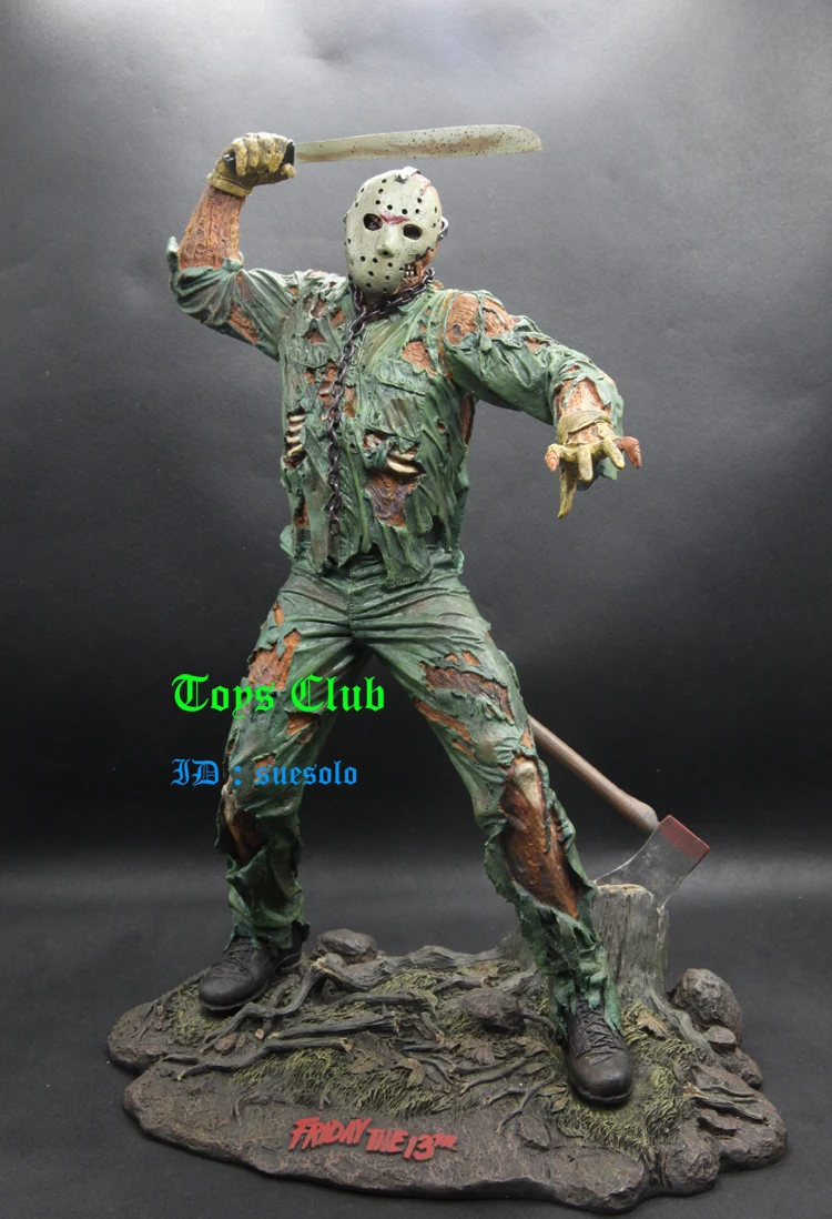 

NECA Friday.the 13th Black Friday Jason 15 Inch Limited Edition Signature Sculpture Statue Gift Items for Friend Party Anime Toy