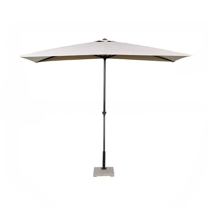 Outdoor half umbrella, balcony parasol against the wall, side rectangle, garden terrace