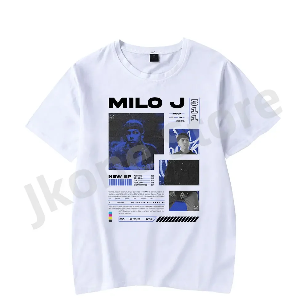 Milo J 511 Album Merch T-shirts Summer Women Men Fashion Casual Short Sleeve Tee Streetwear