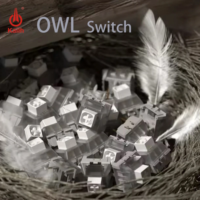 

Kailh Box Owl White Switch Mechanical Keyboard V2 Clicky Tactile Switch Waterproof and Dustproof Cherry MX RGB SMD 5Pin