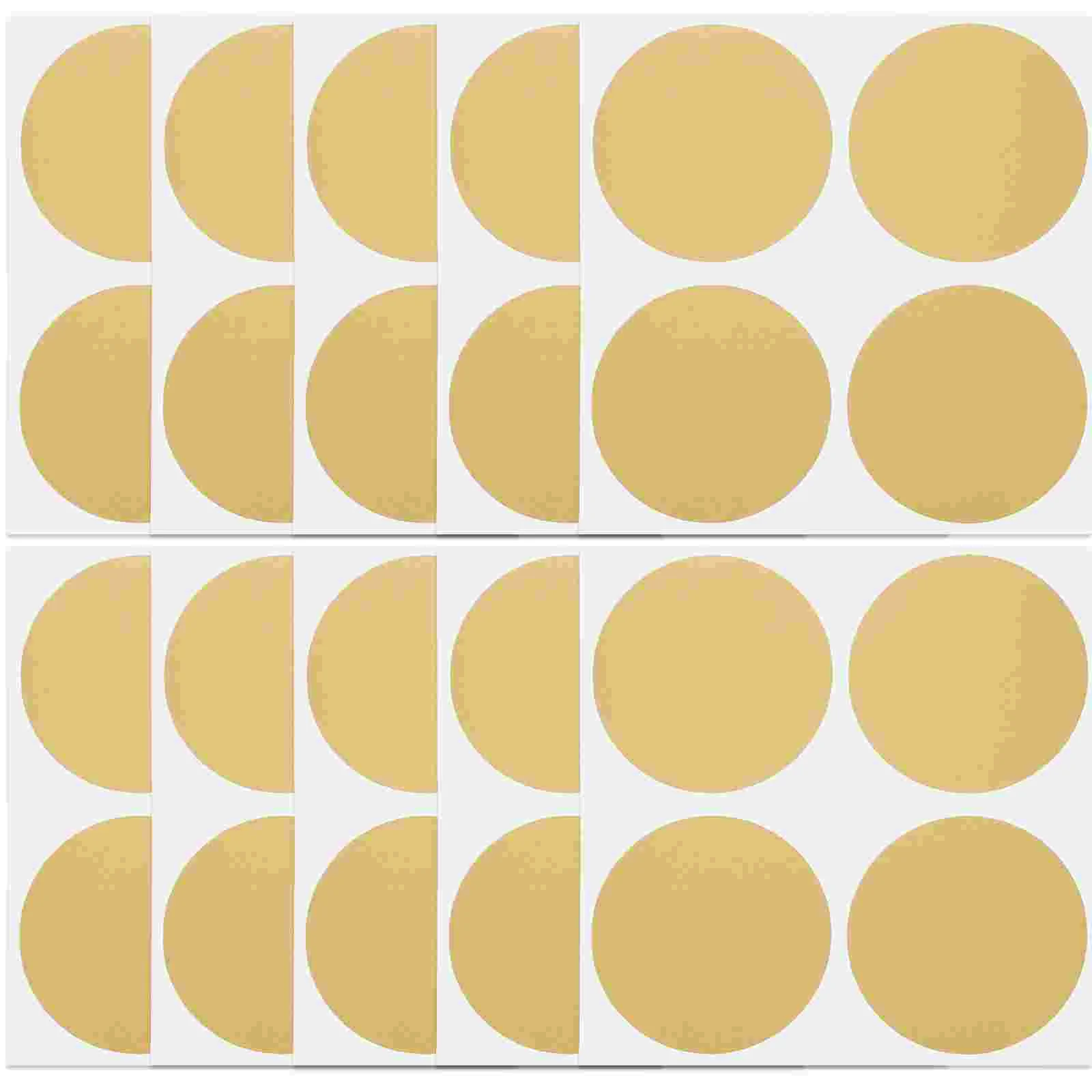 50 Pcs Scratch Film Sticker off Labels Peel and DIY Birthday Stickers Round Circle Lottery Game Props Tag