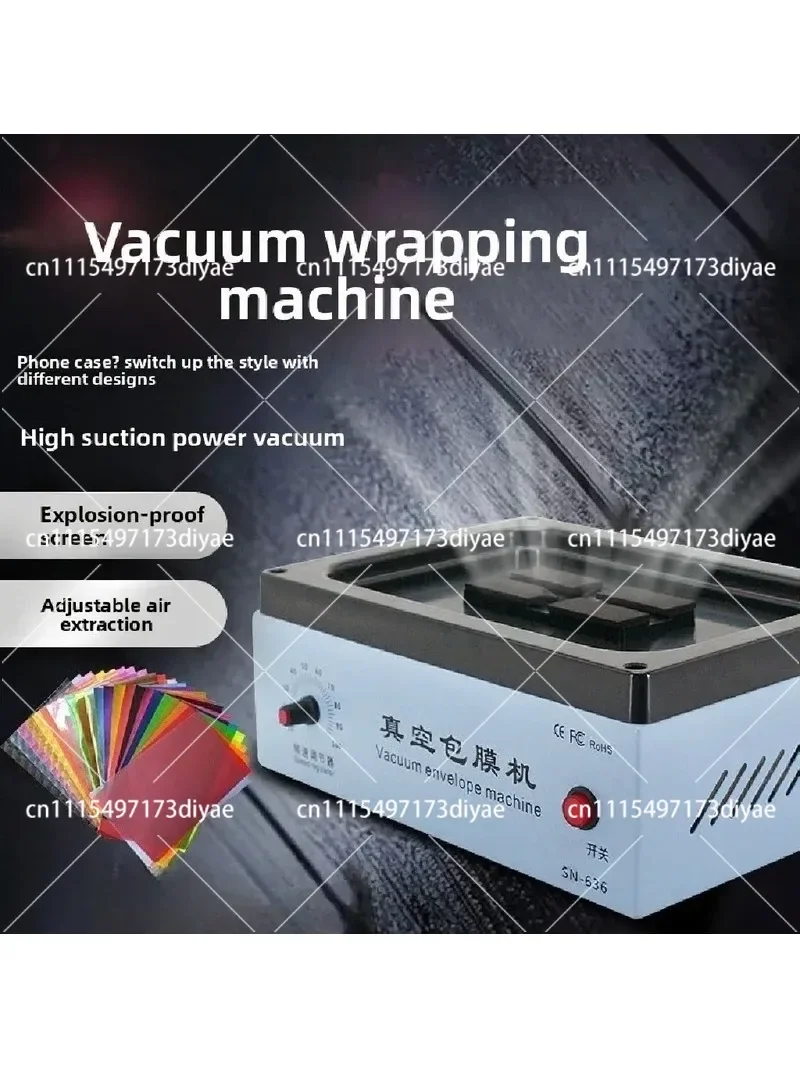 Mobile Phone Vacuum Coating Machine with Heat Shrinkage Film Applicator for Folding Screen Full Coverage Soft Film Treatment