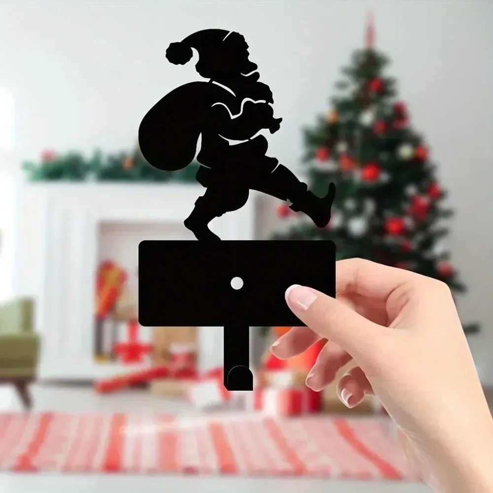 

Alluring Metal Backpack Santa Hook – Key & Belt Hanger. Appealing Christmas Wall Decoration,Makes Festive Holiday Decor