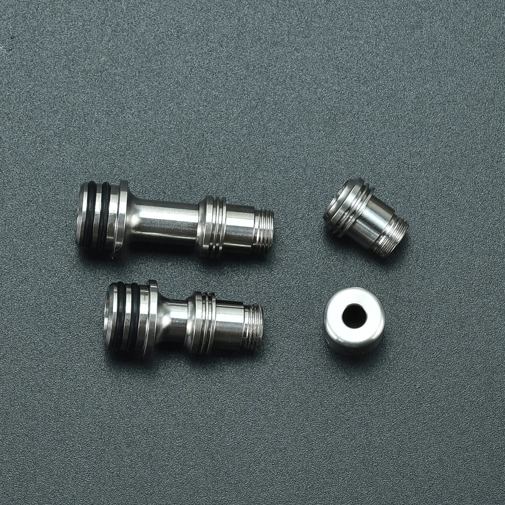 Vaporizador 510 MTL Drip Tip 316 Acero inoxidable pc pek Accesorios para atomizador de tanque de rosca 510 RTA RDA RDTA