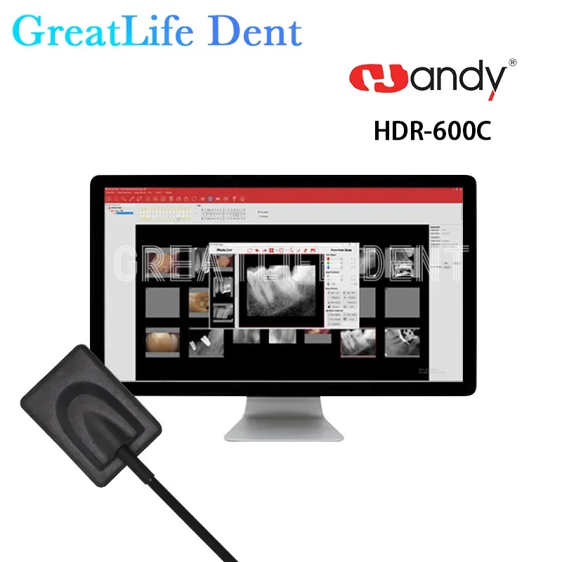 GreatLife Dent High Quality Intraoral Imaging System Digital HDR-500C HDR600C X-ray Dental RVG Sensor 10 Mutil Languagges