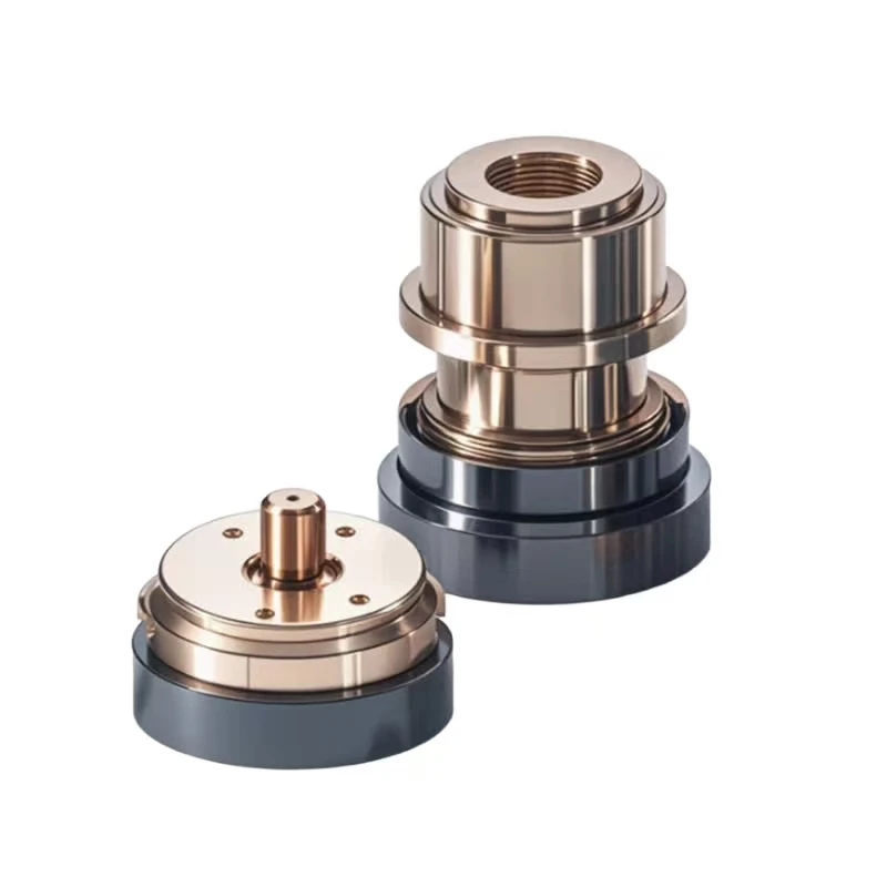 

CNC machined stainless steel/aluminum alloy precision machined copper plating special-shaped mechanical adapter kit